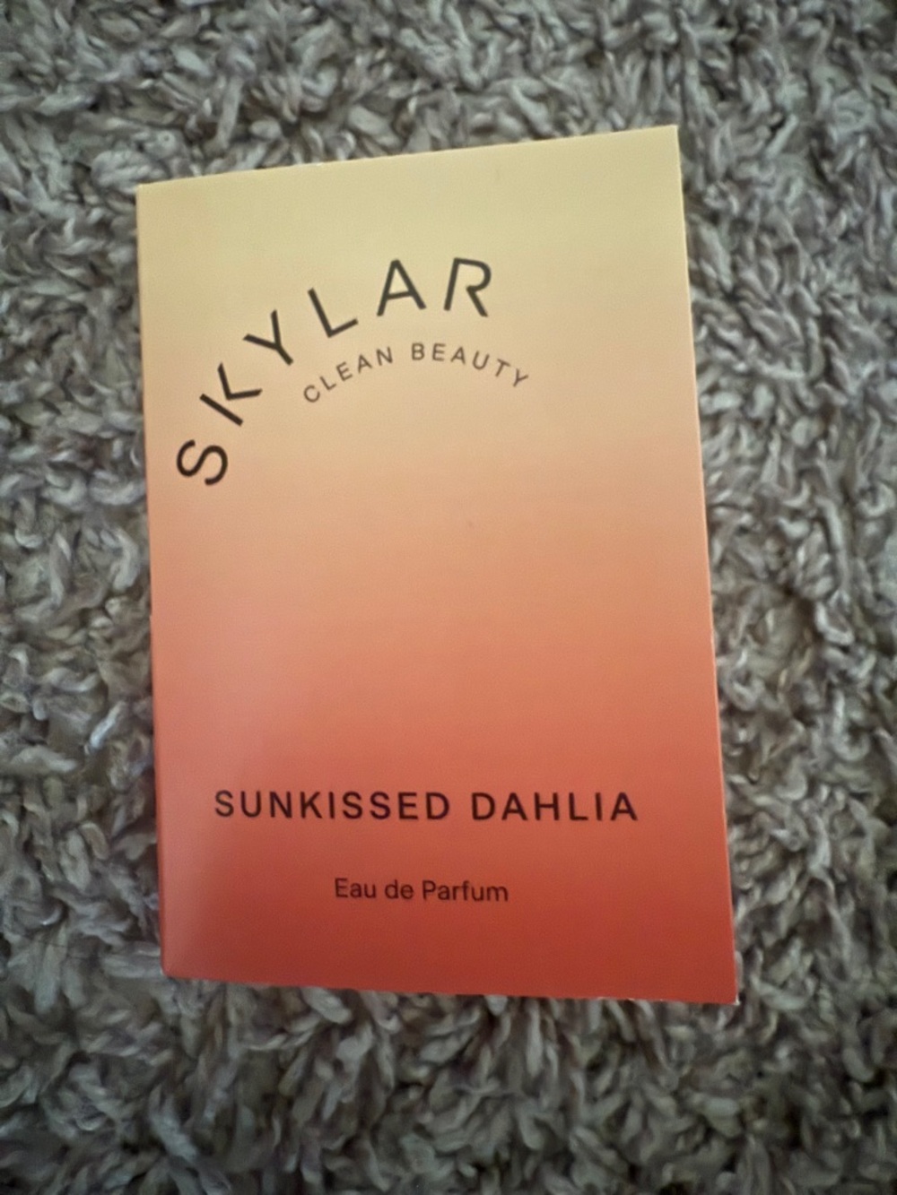 💙 4/$20 Skylar Clean Beauty SUNKISSED DAHLIA Eau de Parfum Sample
